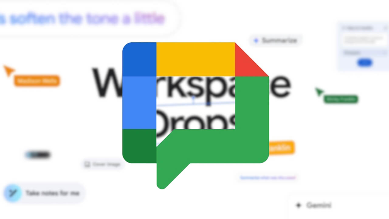 Google Chat Workspace Drop